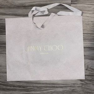 Jimmy choo large shopping bag